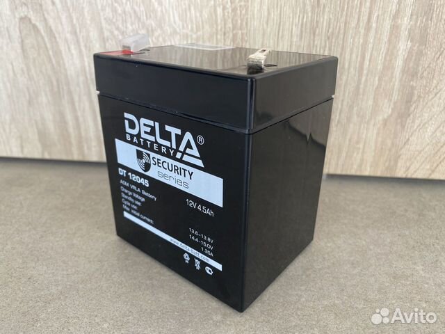 Аккумулятор для электромобиля delta DT 12 v 4.5 Ah