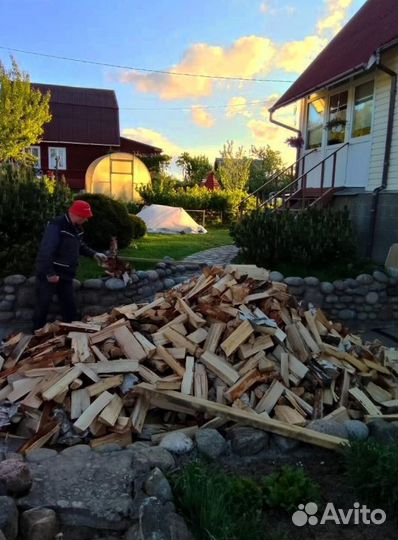 Дрова колотые Осина