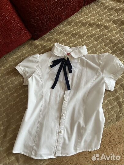 Блузка белая для девочек