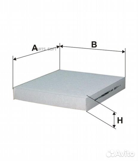 Filtron K 1263 Фильтр салона KIA soul 08