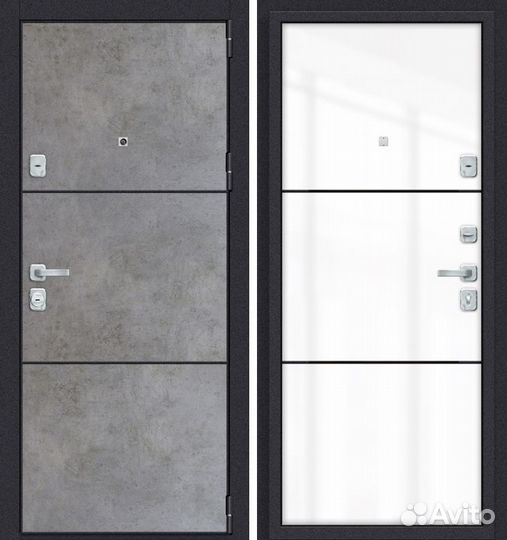 Дверь входная Porta M П50.П50 (AB-4) Dark Concrete