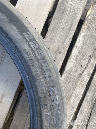 Continental ContiSportContact 5P 225/40 R19 и 255/35 R19