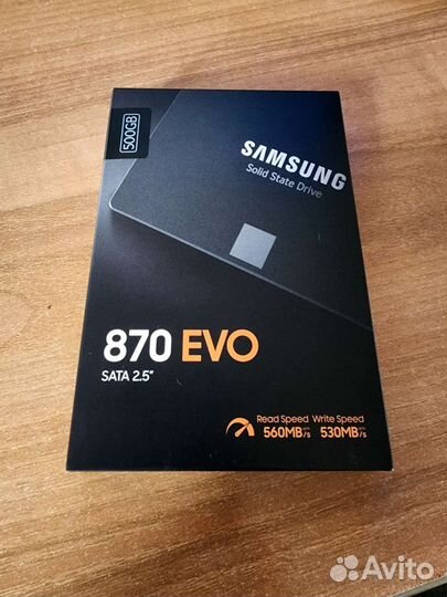 Ssd Samsung 870 evo 500gb новый