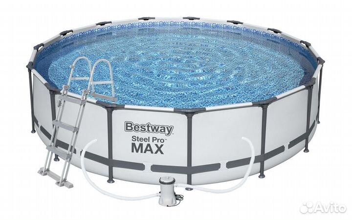 Каркасный бассейн 366х122 +3 аксессуара