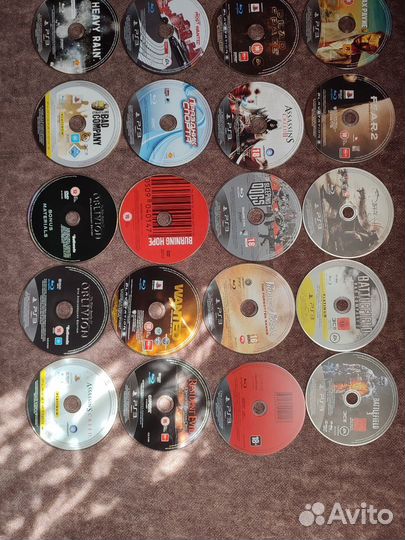 Диски PS3, лицензия, в идеальном состоянии