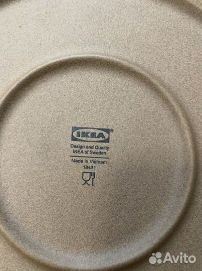 Чаша икея IKEA глиняная для кухни и интерьера