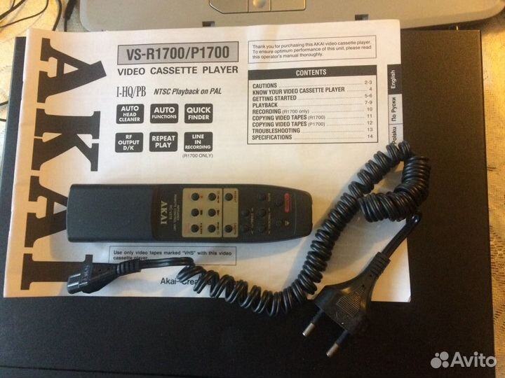 Видеоплеер akai VS-R1700/P1700