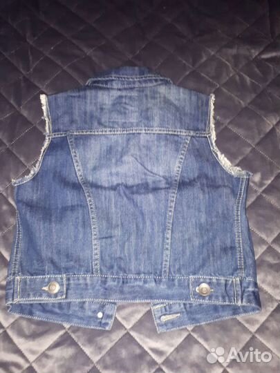 Жилет джинсовый для девочки р.40-42