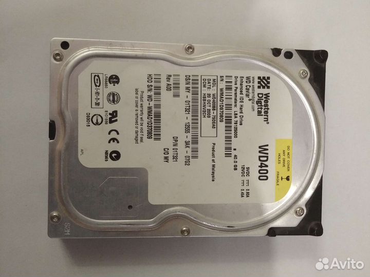 Жесткий диск HDD IDE