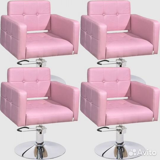 Парикмахерское кресло “Aurora” розовый