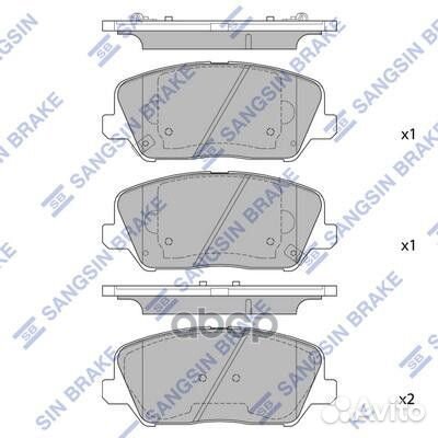 Колодки тормозные hyundai i30/elantra 11/ceed