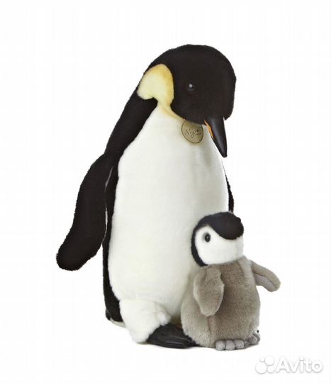 Мягкая игрушка Aurora Пингвин с пингвиненком 20767