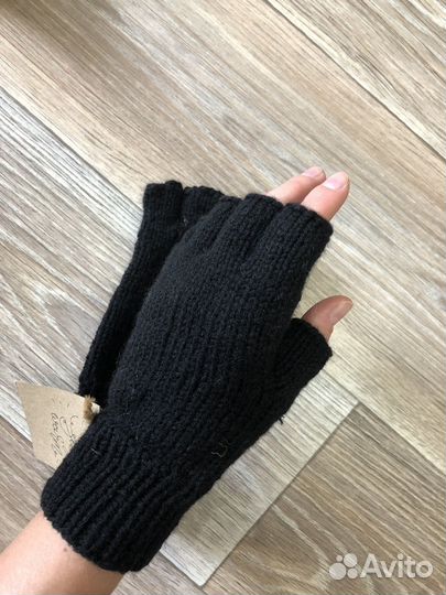 Митенки Перчатки без пальчиков Вязаные