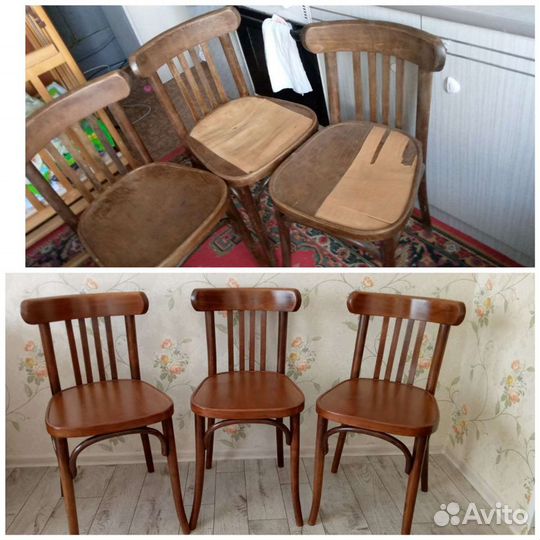 Ремонт и реставрация стульев, столов, табуретов