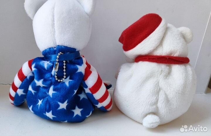 Коллекционный мишка coca cola и мишка либерти