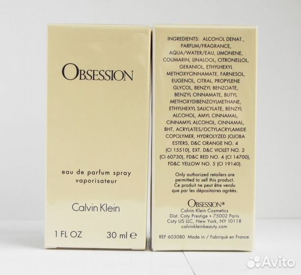 Calvin Klein Obsession eau DE parfum 100 мл жен