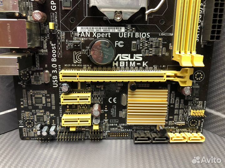 Материнская плата LGA 1150 asus H81M-K