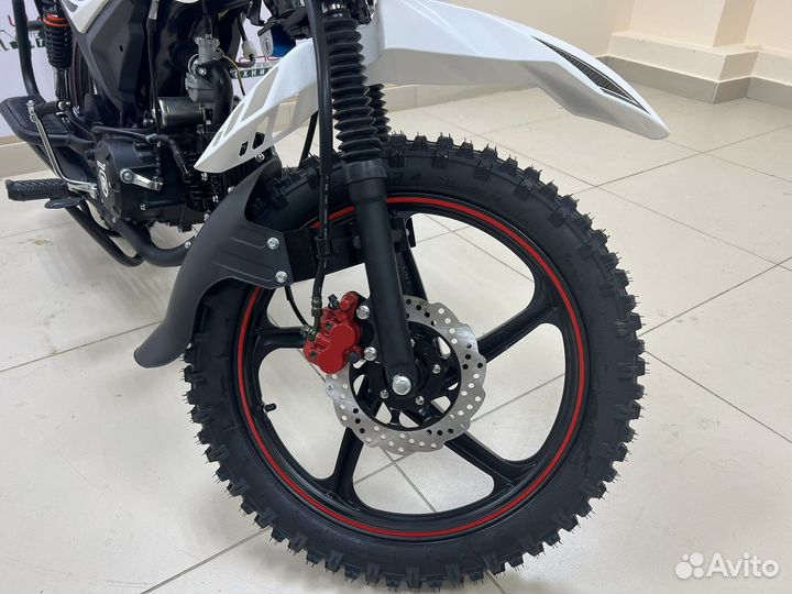 Мопед rockot alpha offroad M-12 (белый глянцевый)