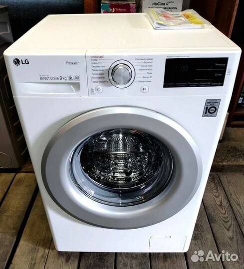 Стиральная машина LG F4M5VS4W - 9 кг (Инвертор)
