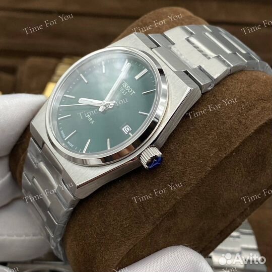 Женские зеленые часы Tissot PRX