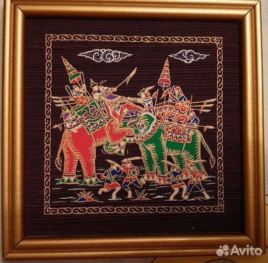 Картина на шелке, Тайланд