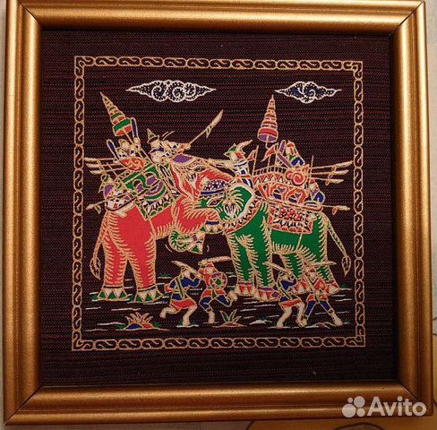 Картина на шелке, Тайланд