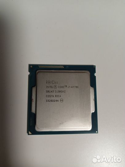 Intel core i7 4770K