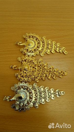 Брошь Жар - птица подвижная