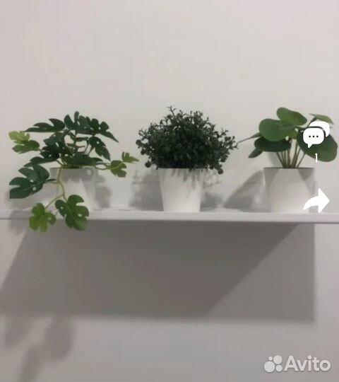 Полка новая 50 см для ванной/кухни из металла