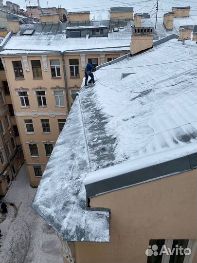 Чистка снега,наледи с крыш