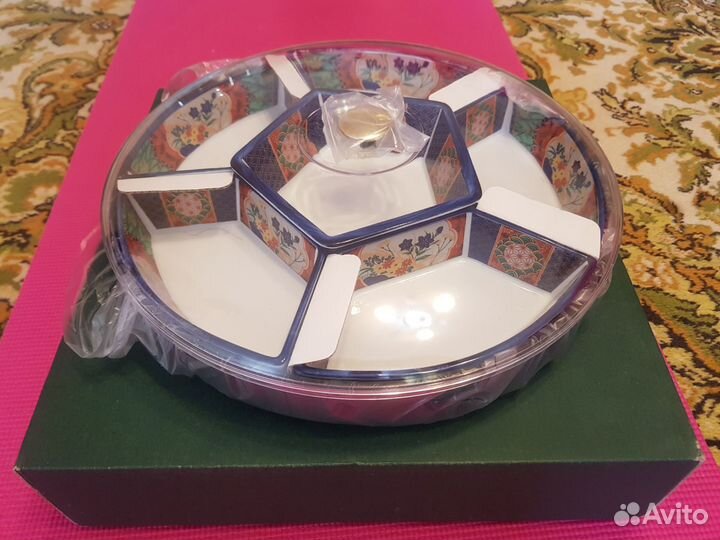 Менажница фарфоровая