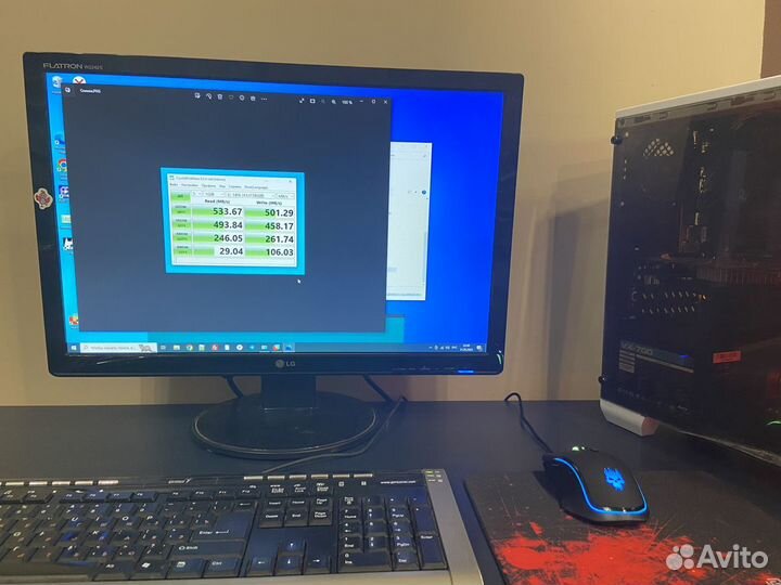 Игровой компьютер комплект i5 GTX1050 16gb 240/500