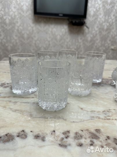 Хрустальные стаканы чехия