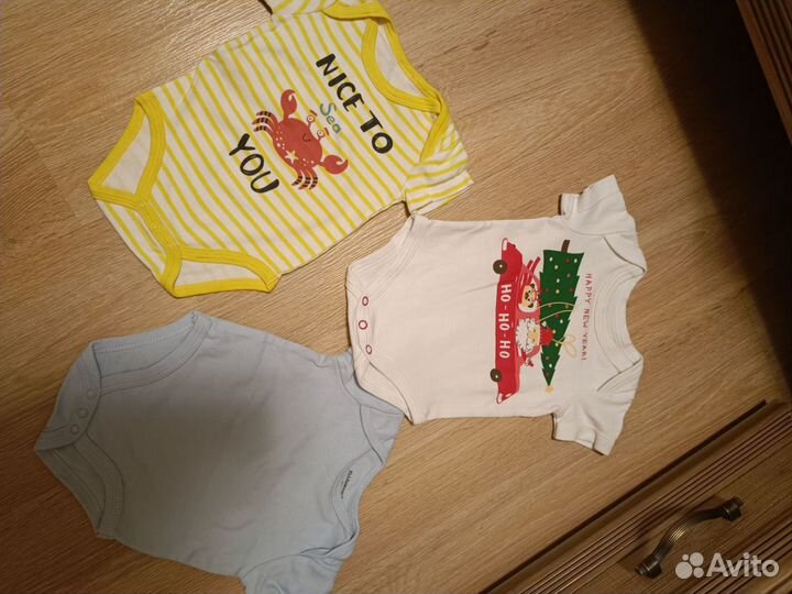 Боди, футболки. 3-6-9 мес. H&M, Lassie kids и др