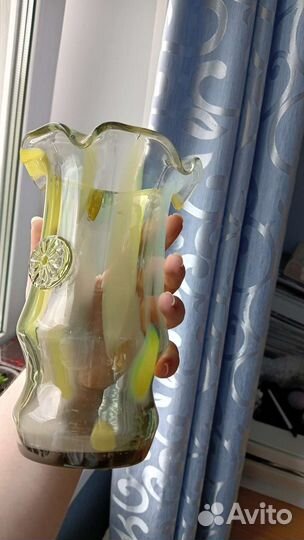 Ваза цветное стекло, СССР