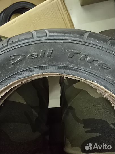 Покрышка новая 10-2 для коляски серая