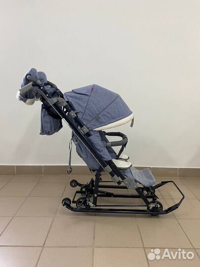 Детские санки коляска ника