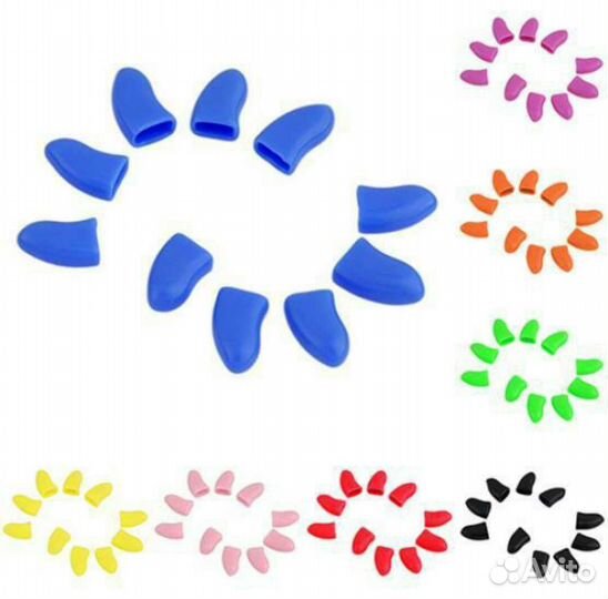 Набор накладок на когти кошек и собак.20шт