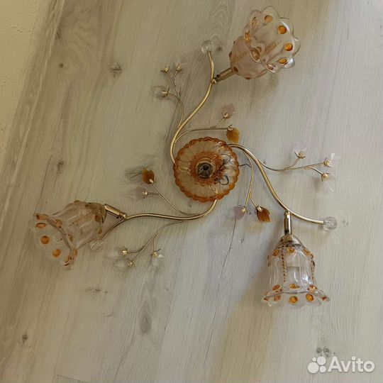 Люстра потолочная бу