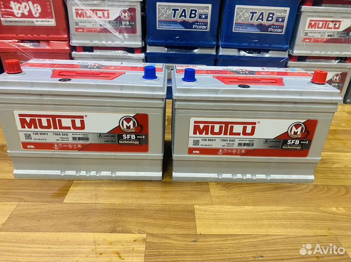 Аккумулятор 90 Ач Mutlu на Лексус Тойоту