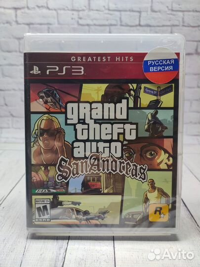 Grand theft auto SAN andreas (PS3, новый)