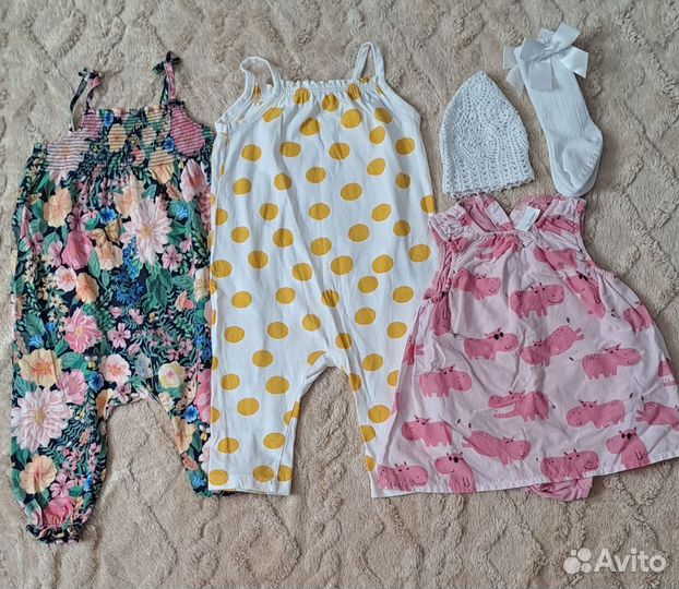 Детские вещи пакетом 6-9 месяцев