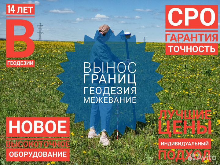 Геодезист, Вынос границ участка, Топосъемка