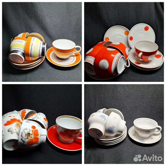 Чайные пары,чашки СССР