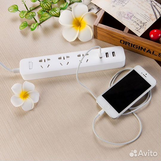 Удлинитель Xiaomi Mi Power Strip 3