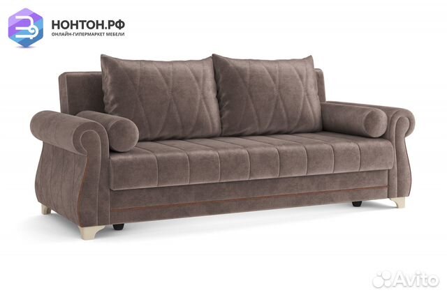 Диван книжка Порто М коричневый