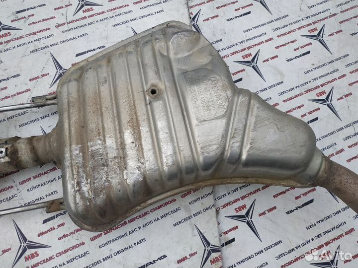 Глушитель задняя правая часть w221 M273 Mercedes