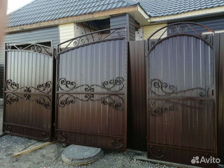 Кованые ворота и калитки