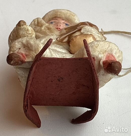 Ватные елочные игрушки СССР