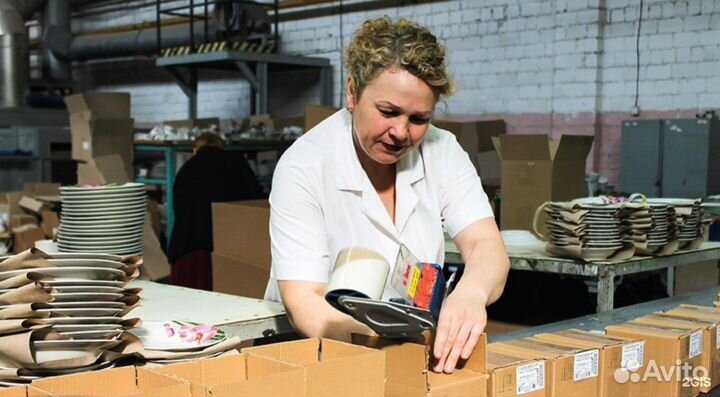 Фасовщик/ца на линию развозка+обед